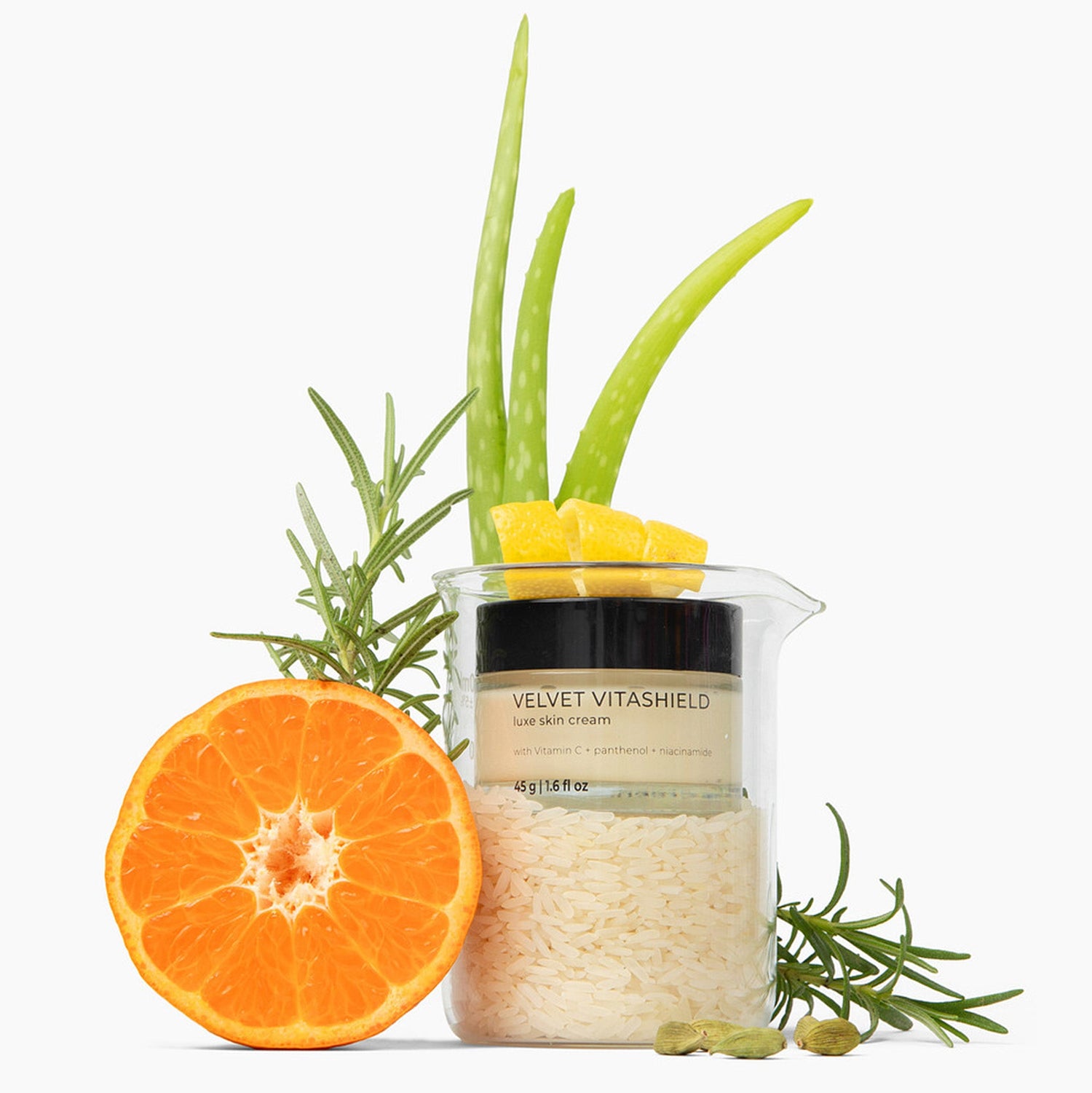Velvet Vitashield luxe skin cream — rich in phytonutrients and vitamins A, E + C