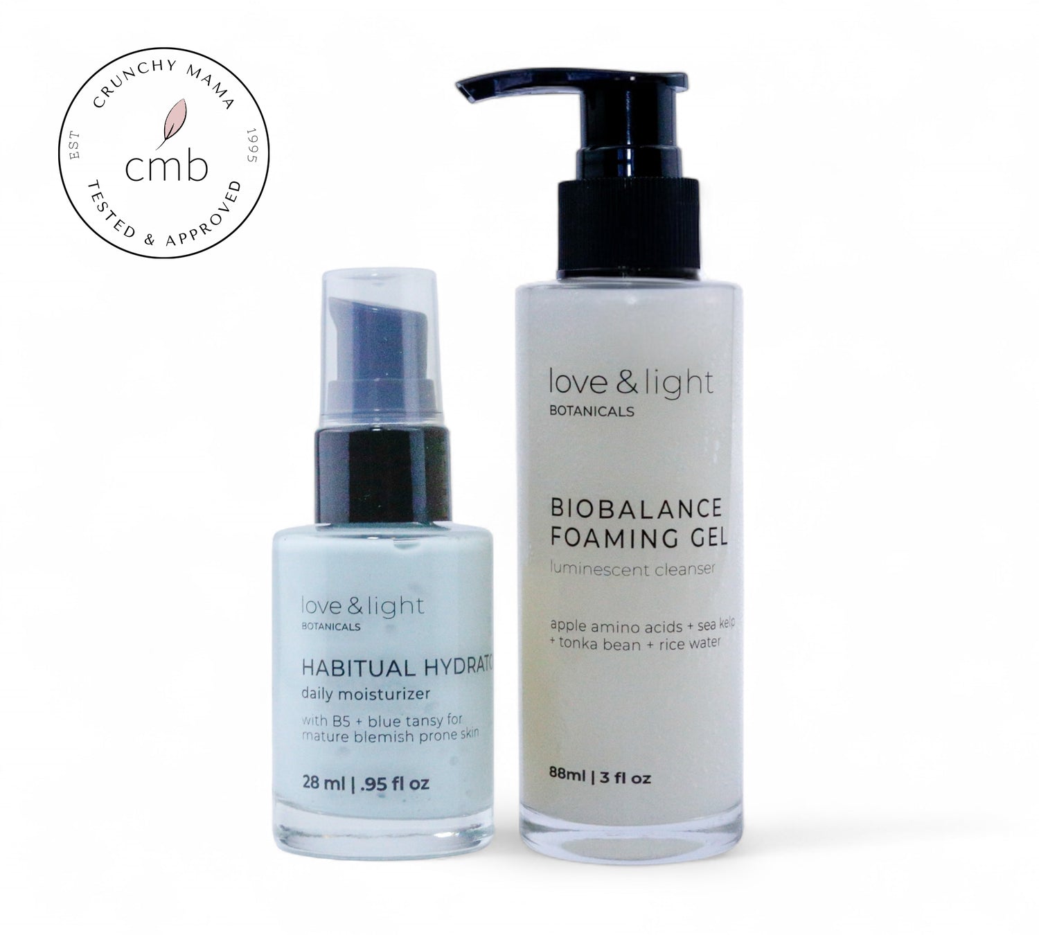 The basics cleanse + moisturize kit