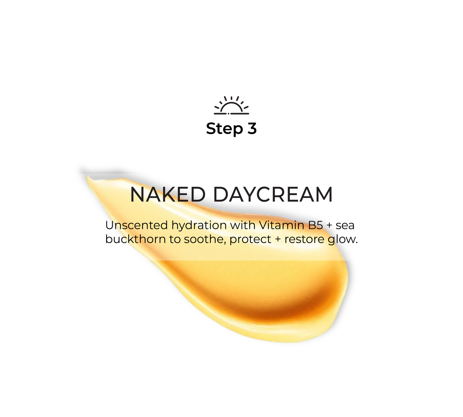 Naked daycream