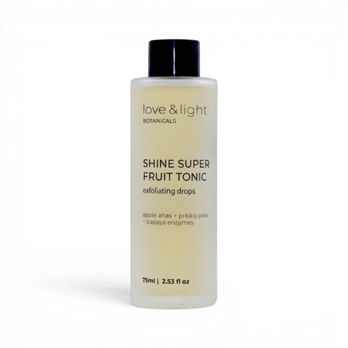 Shine superfruit tonic exfoliating drops by Love & Light Botanicals