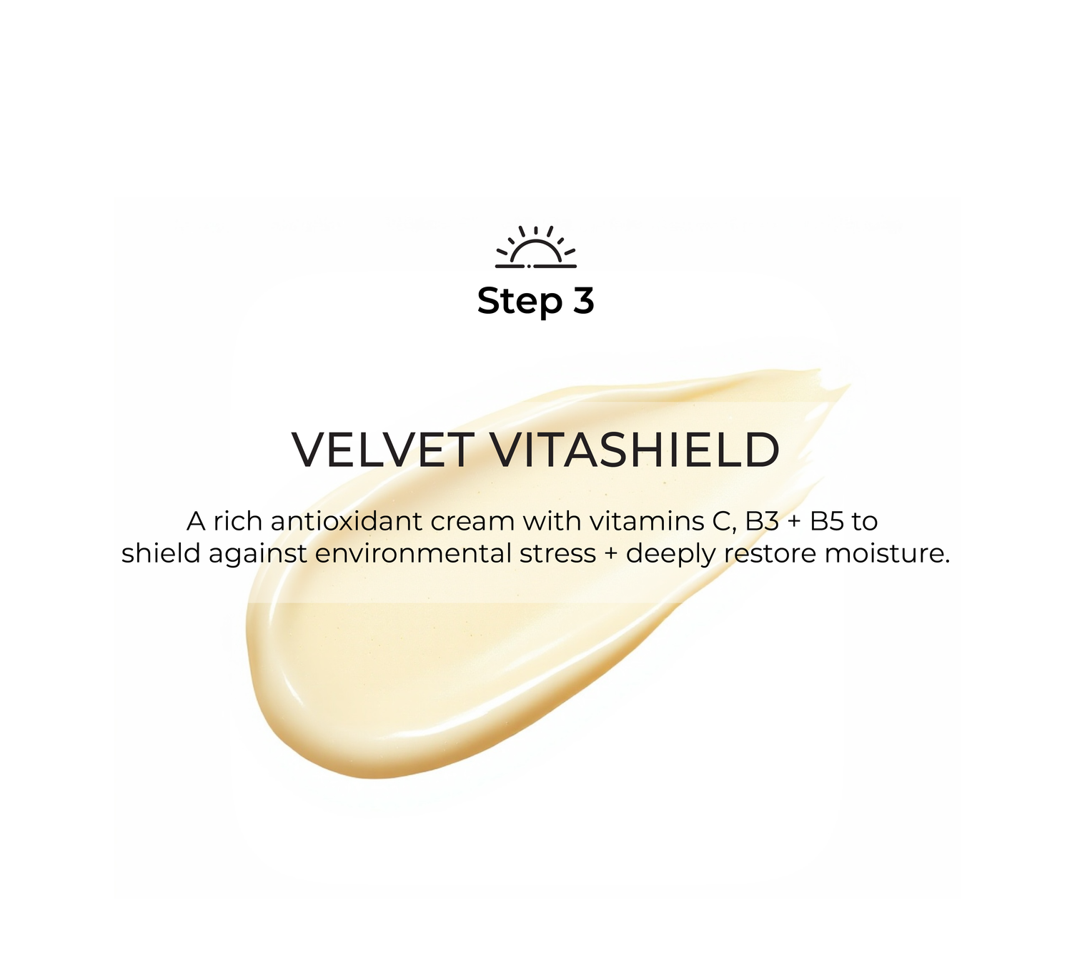 Velvet vitashield luxe skin cream