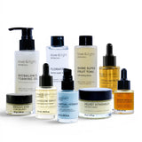 The complete Love + Light Botanicals skincare routine — all products