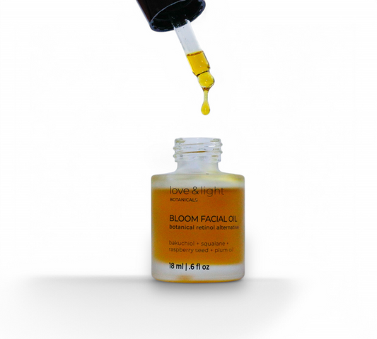 bloom facial oil botanical retinol